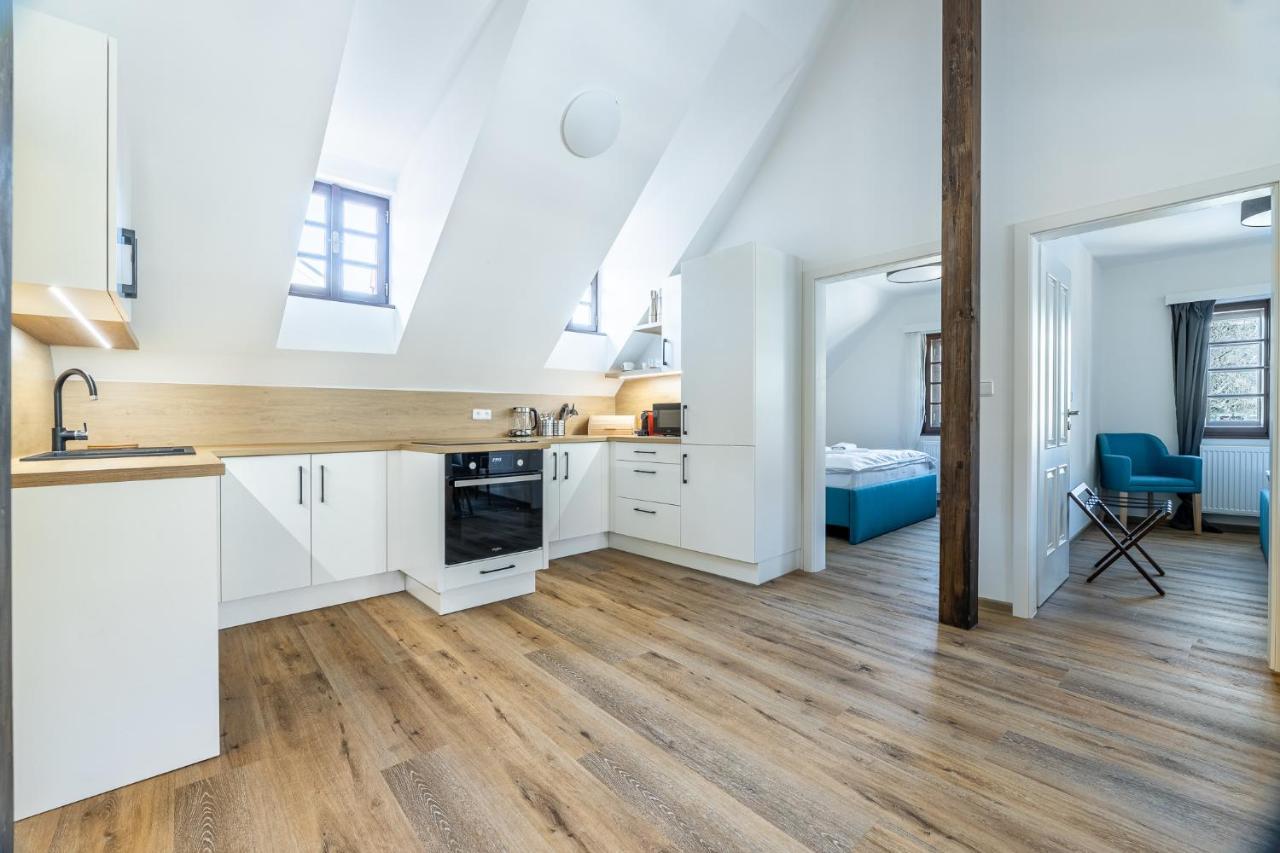 Residence Wurmfeld - Rodinny Apartman S 3 Loznicemi Český Krumlov Esterno foto